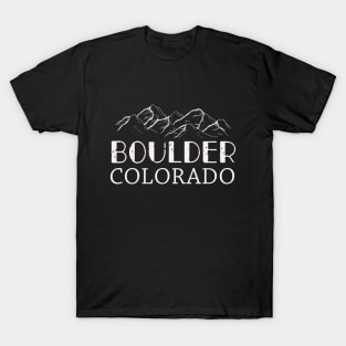 Boulder Colorado Boulder Co Colorado T-Shirt